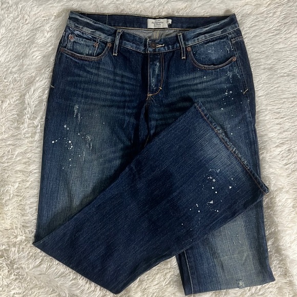 Abercrombie & Fitch Denim - Womens Abercrombie and Fitch Distressed Jeans | Womens Flare Denim Jeans | 6R